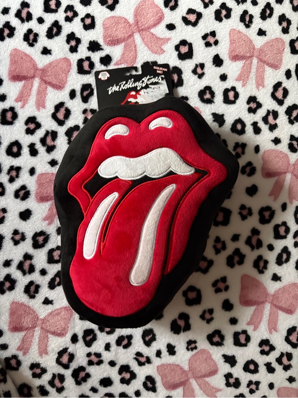 Rolling Stones Limited Edition Logo Dog Toy